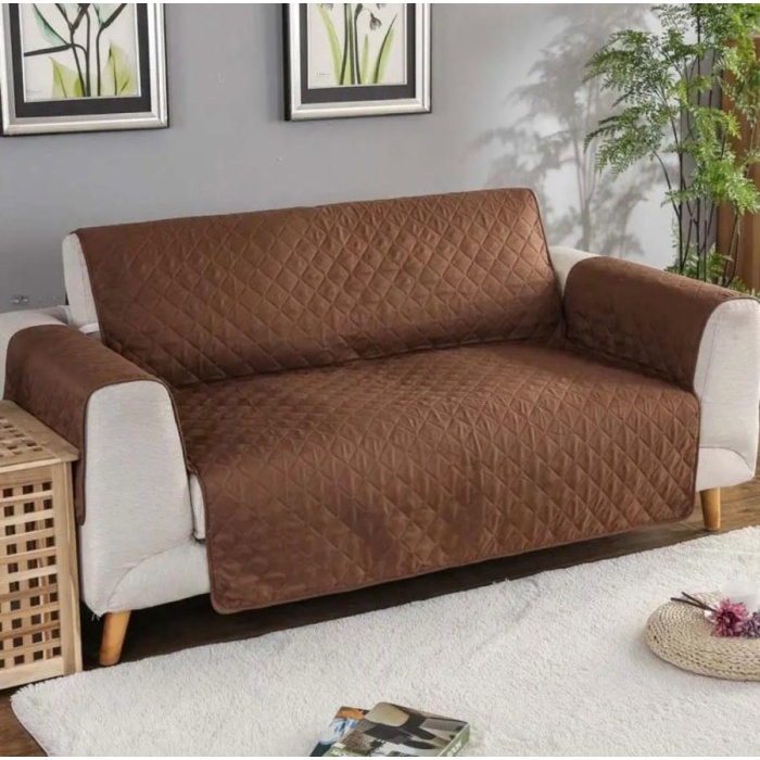 Cover Sofa Protector 1 2 3 Seater Sarung Mantel Penutup Waterproof