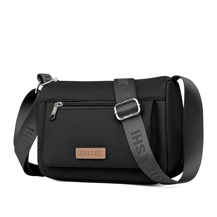 New Jielshi Tas Slempang 115-02 Bahan Parasut Permium Original