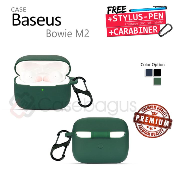 Baseus Bowie M2 - Elegant Soft Case TWS Bluetooth Earphone Wireless Accessories