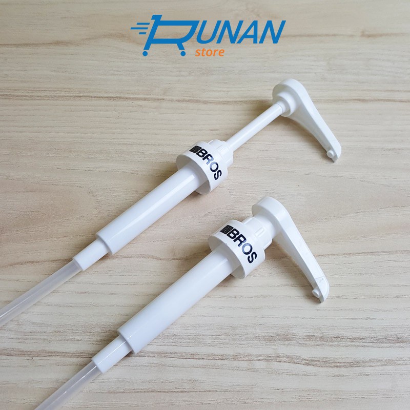 AYOOOLLARIZSS Pompa Botol Syrup Monin Drat Putih - Syrup Pump White - Monin Thread Syrup Pump