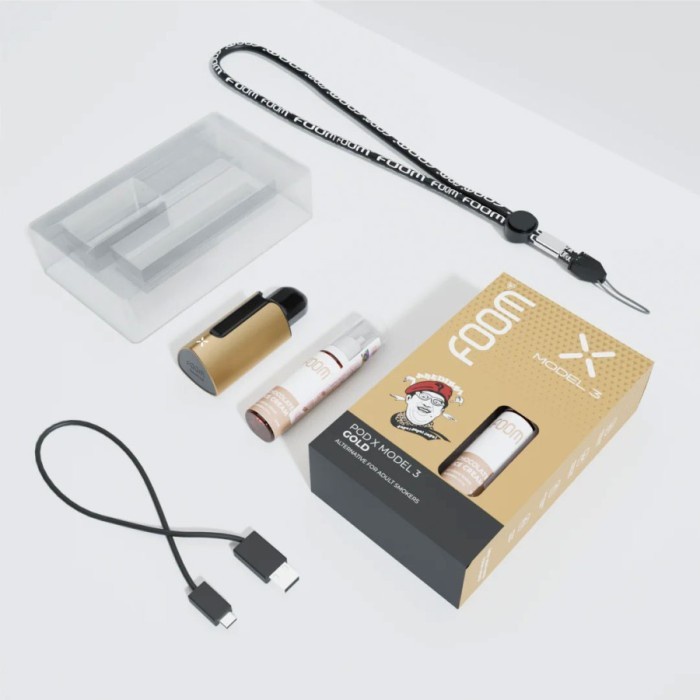 FOOM POD X PREDIKSI MODEL 3 BUNDLING WITH LIQUID 15ML BY FOOM LAB