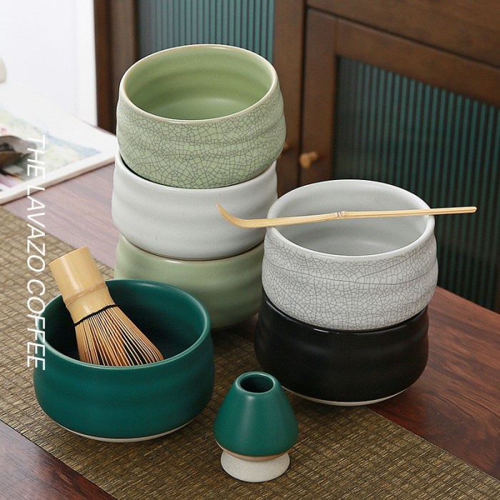 CHAWAN CERAMIC MATCHA BOWL Mangkok Matcha Keramik Chawan Mixing Bowl