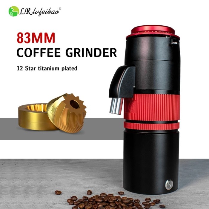Espresso Coffee Grinder JT83mm Titanium Plated Conical Burrs 7-second