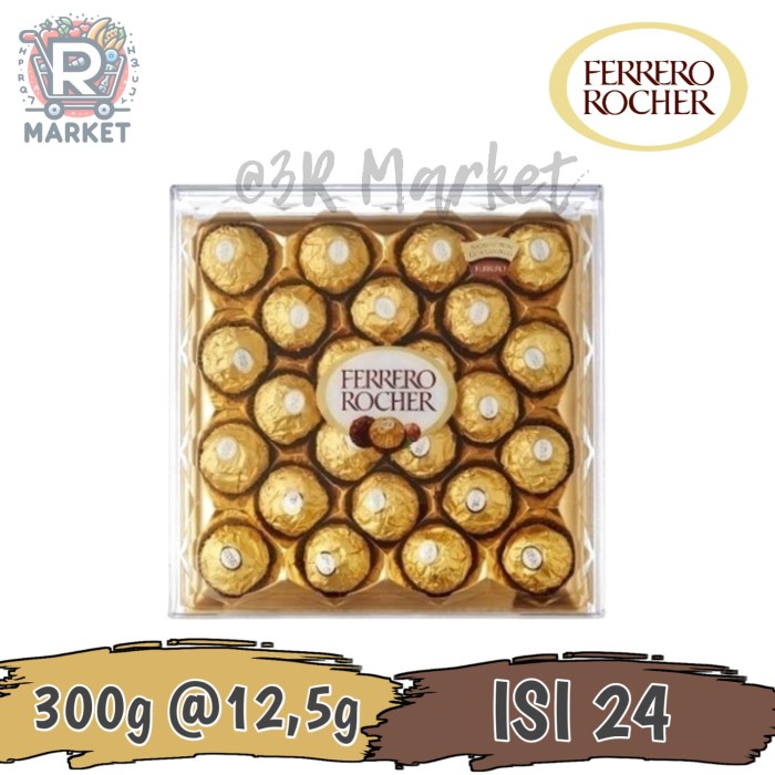 

Ferrero Rocher isi 24pcs Cokelat Ferrero