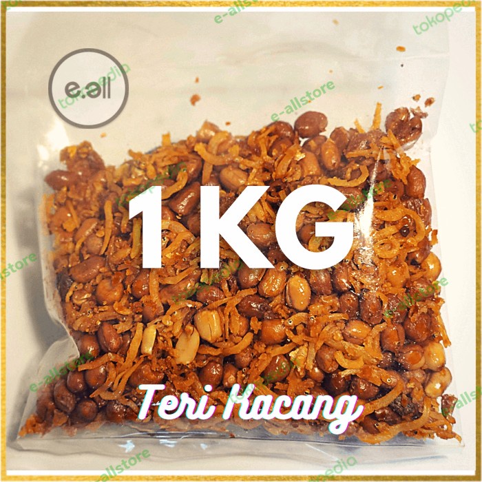 

ZU460 [PO] Tericang Teri Kacang Kiloan 1 kg - cemilan makanan instan enak Food Pedas Asin CUCI