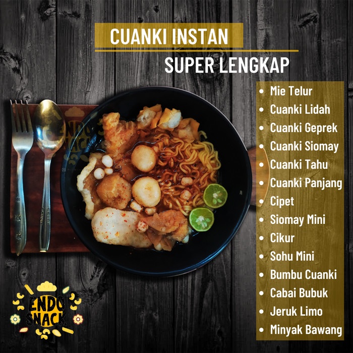 

EJ239 [Grosir] Cuanki Instan Super Lengkap Cemilan Enak, Oleh Oleh Garut OBRAL