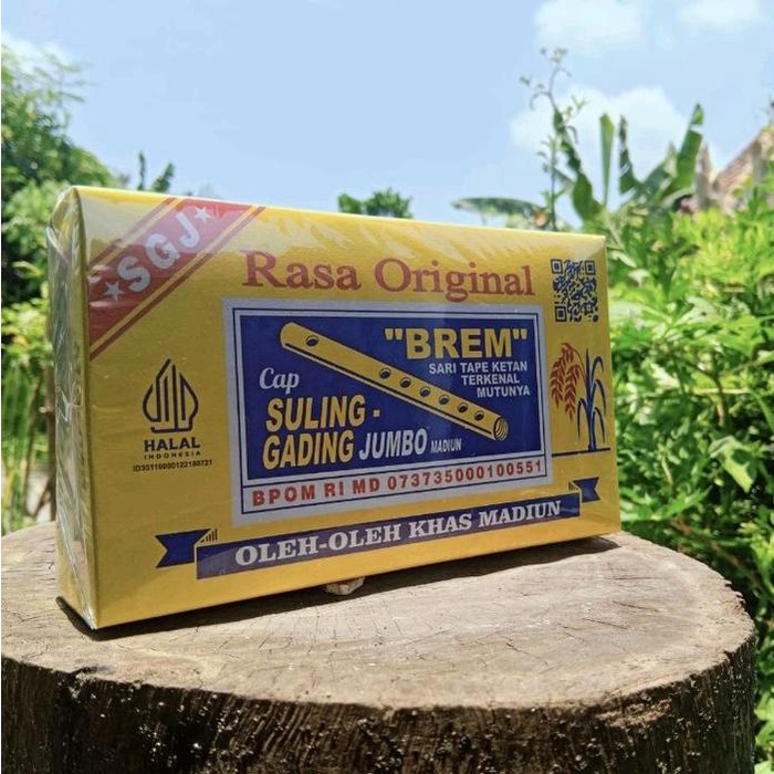 

STOK TERBATAS Brem suling gading Jumbo rasa original oleh-oleh khas Madiun makanan unik Kering viral
