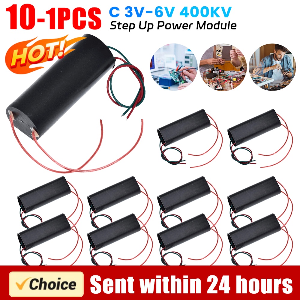 1-10PCS DC 3V-6V Boost Step Up Power Module 2A-5A 400KV High Voltage Generator Voltage Converter Ste