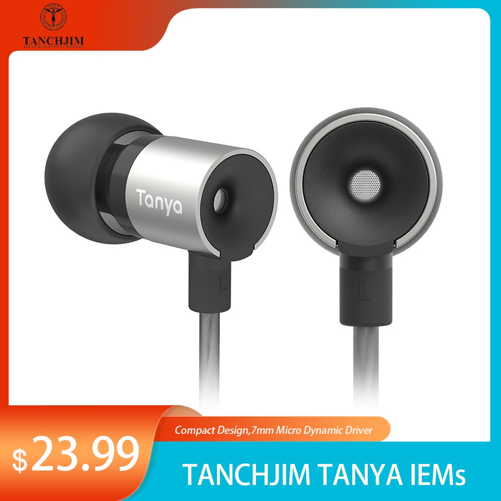 TANCHJIM TANYA Best Wired HiFi In Ear IEMs Earphone DSP 7MM Dynamic with HD Microphone Type C/3.5mm 