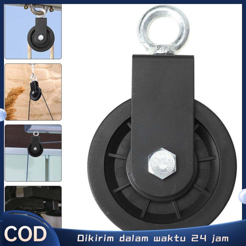 88mm Roda Katrol Bearing Single Katrol Pulley Cable Home Gym Bearing Katrol