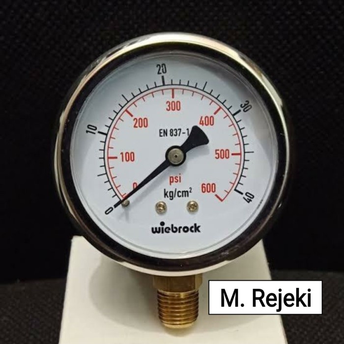 PRESSURE GAUGE WIEBROCK EN 837-1 - 40 kg
