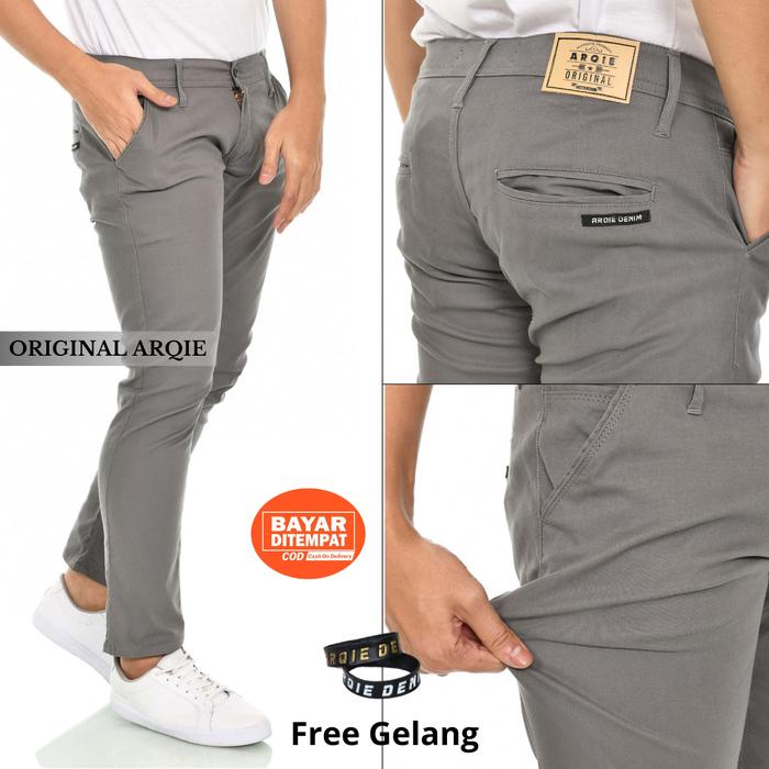 Lariss- Celana Panjang Slimfit Pria Model Chino Pants Original ARQIE DENIM Terbaru Original Bahan