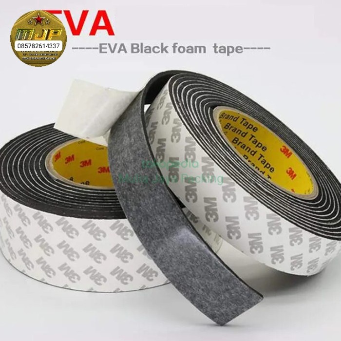 

TERBARU Sponge tape 3M Self adhesive foam rubber strip 3mm x 15mm x 10M