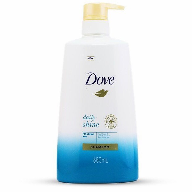 dove daily shine shampoo 680ml