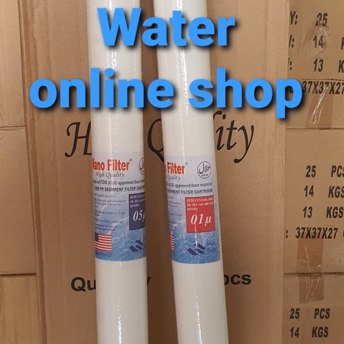 Sediment filter cartridge NANO 40" - 1 micron dan 5 micron