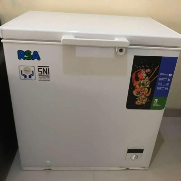 RSA Freezer box CF 210 / CF210 200 Liter RSA CF 210 CHEST FREEZER BOX 200 L LEMARI PEMBEKU 200 LITER
