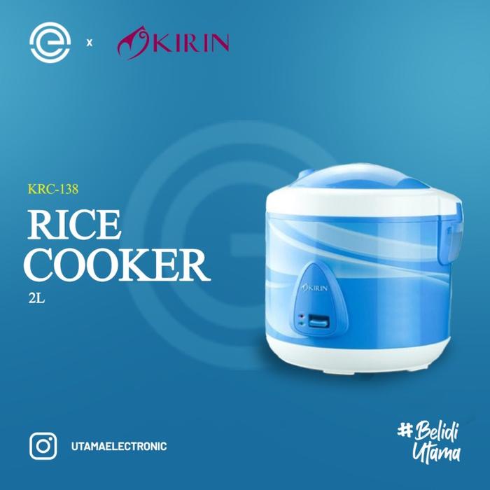 KIRIN Rice Cooker 2 Liter KRC-138