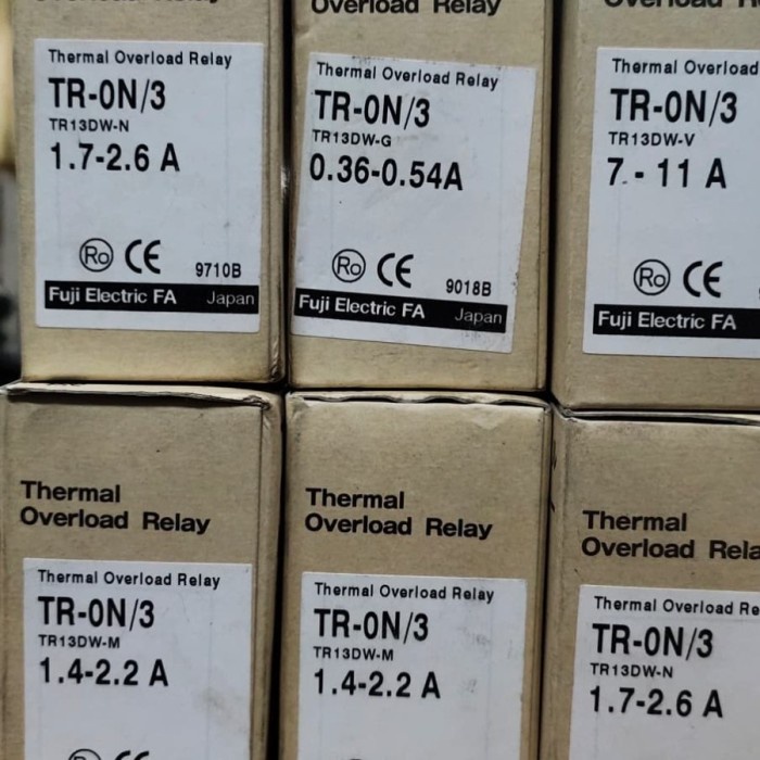 Thermal Overload Fuji Relay Overload TR-0N/3 Fuji Electric