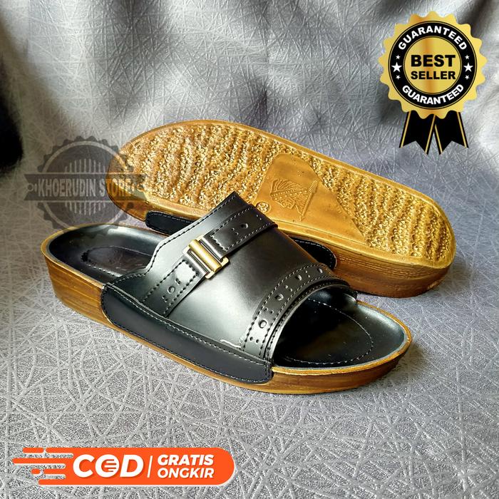 Dresto- Sandal Pria Indrian 405/Sandal Pria Indrian Hitam/Sandal Pria Indrian Original/Sendal