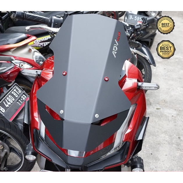 WINDSHIELD VISOR HONDA ADV 150 MODEL TINGGI TAMENG DEPAN ADV 150