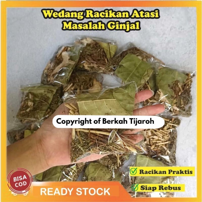 

FRESH Wedang Akar Alang Jahe Meniran Kumis Kucing Daun Sukun Atasi Masalah Ginjal