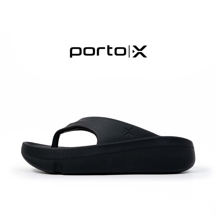Porto X Sandals - Aalto Flip Flops (Black)