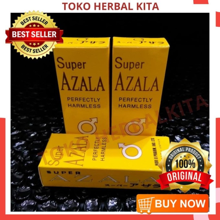 Salep azala asli original oles obat pria dewasa kuat tahan lama