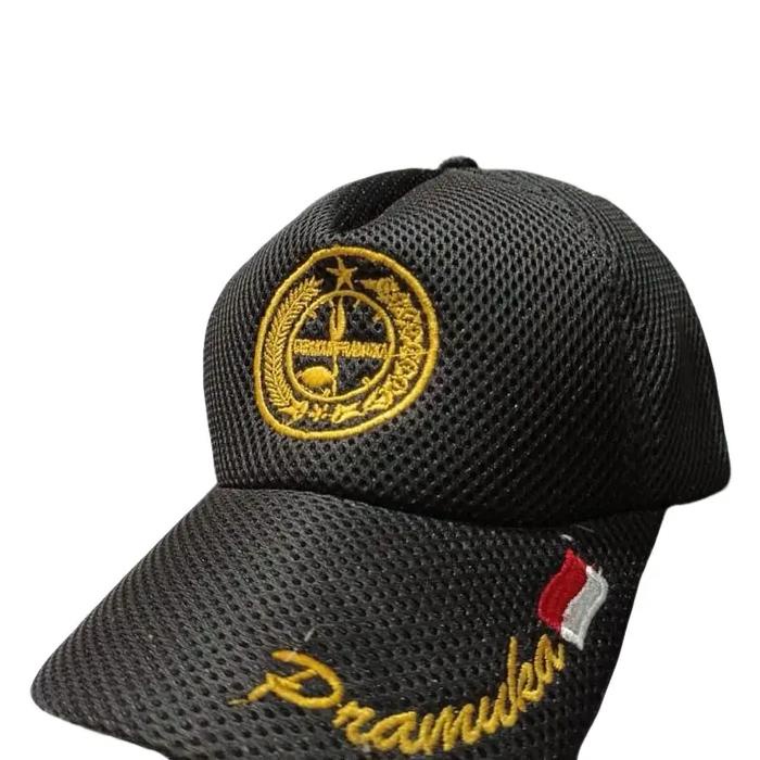 Cap- Topi Pramuka Jaring Doublemess Bordir Dewasa