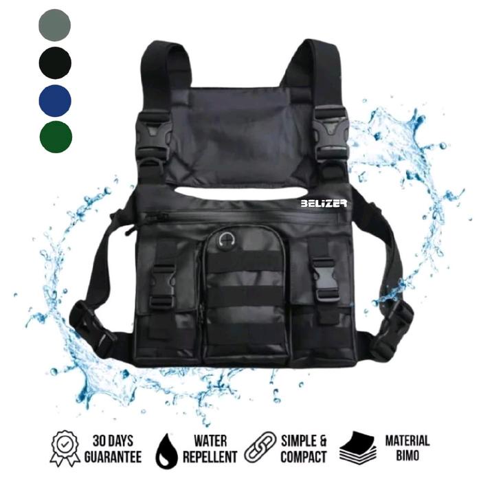 WTS- Tas Dada Anti Air Pria Tas Rompi Pelindung Dada Waterproof