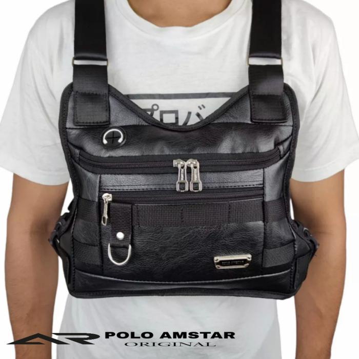 WTS- Tas Selempang Dada Pria Polo Amstar Chestbag Series Uss One Tactical Slingbag Sporty