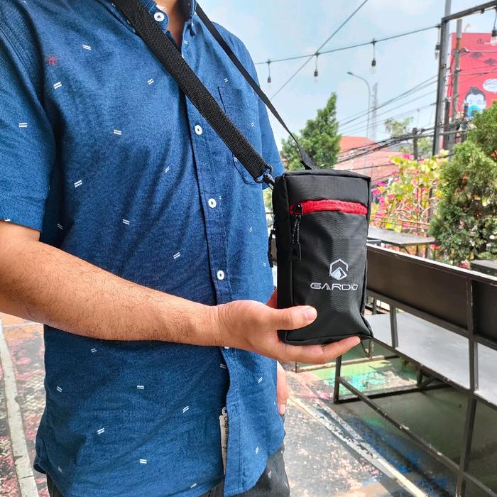 WTS- Gardio./ Tas Mini Selempang Anti Air Gardio,Tas Leher Pria