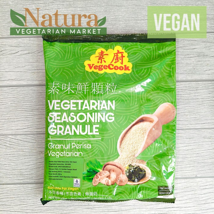 

Vegecook Vege Cook Vegan Seasoning Granule 500gr Perasa Kaldu Sayuran