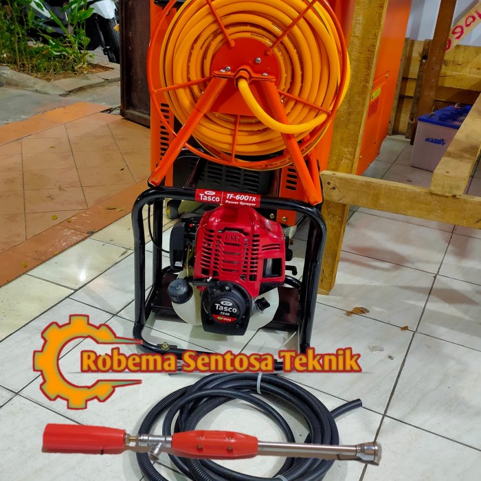 Mantab Power Sprayer Portabel Tasco 4 Tak Tf 600 Komplit Selang 100 Meter