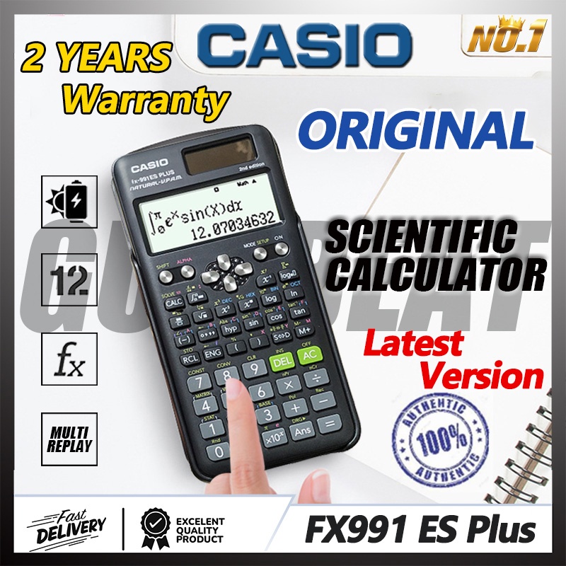 

Kalkulator Scientific Casio ilmiah FX-991EX/991ES-Plus Kalkulator Casio Scientific Calculator Casio