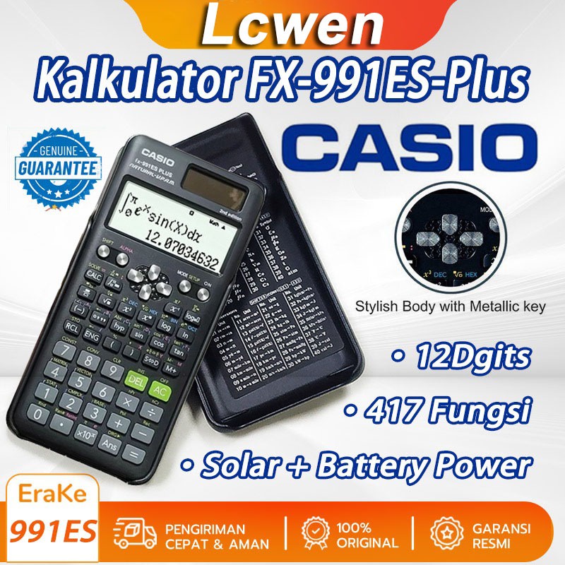 

Kalkulator Scientific Casio Ilmiah FX-991EX/991ES-Plus Calculator Scientific Casio Kalkulator Casio