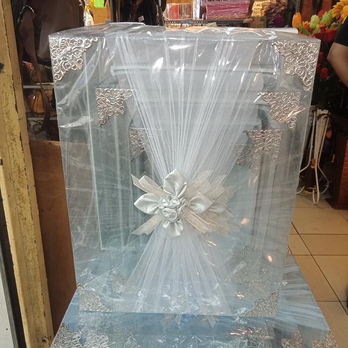 kotak hantaran mika kelambu/ box seserahan mika