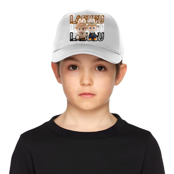 Kidelle- Topi Anak Topi Karakter Labubu Topi Distro Topi Perempuan Topi Kekinian Topi Baseball Topi
