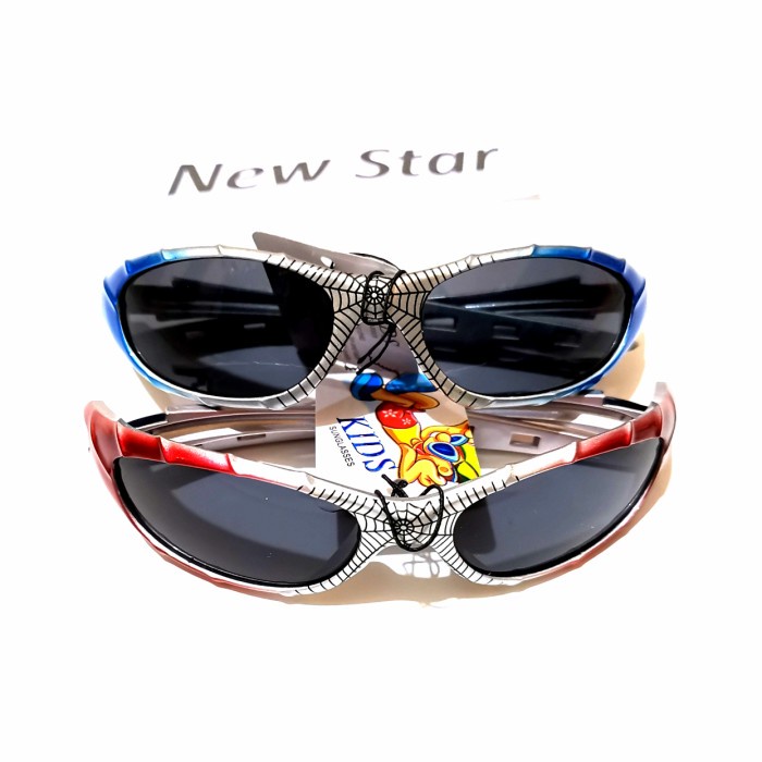 Kidelle- Kacamata Spiderman Kacamata anak laki laki