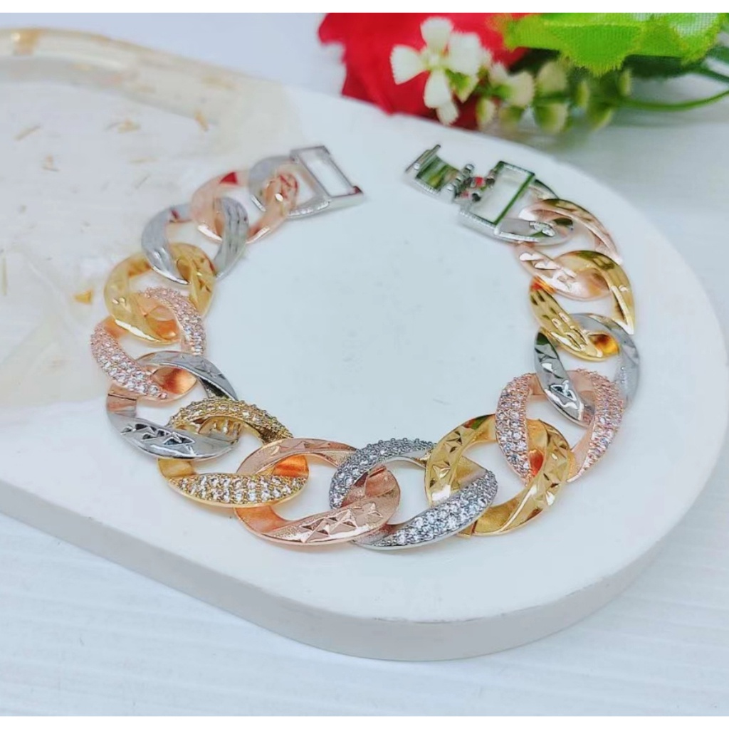 Gelang Xuping Per Rantai Kombinasi Lapis R064