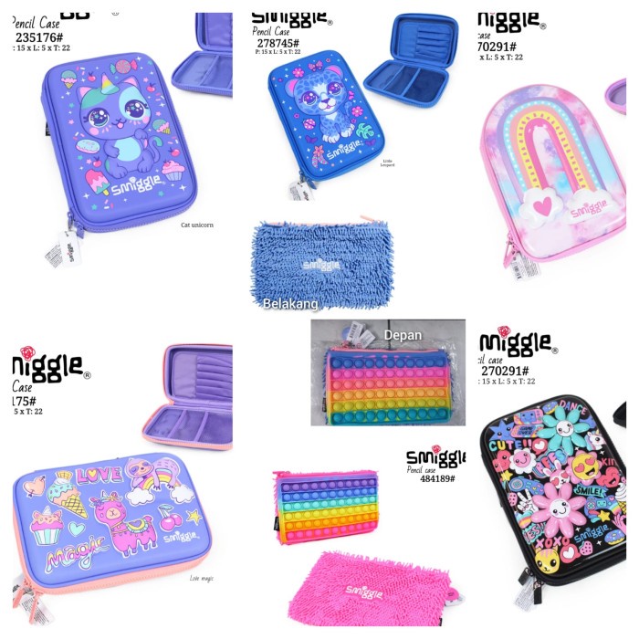 

Ready Pencil Case Smiggle Girl / Tempat Pencil