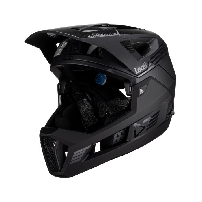 TERLARIS Helmet Leatt 4.0 Enduro Stealth / Helm Convertible chin bar Enduro DH