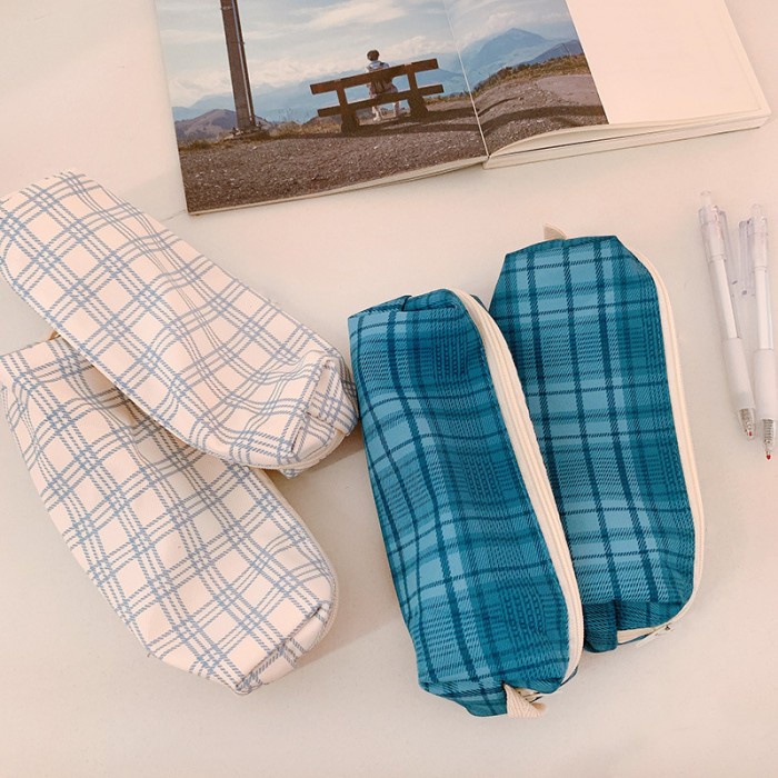 

Ready Mismi Kate Pencil Case Kotak Pensil Sekolah Stylish Checker - Pc2K