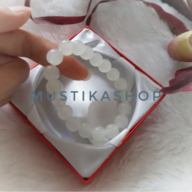 Gelang Giok Aceh Kesehatan Natural Batu Alam Aksess Pria/Wanita