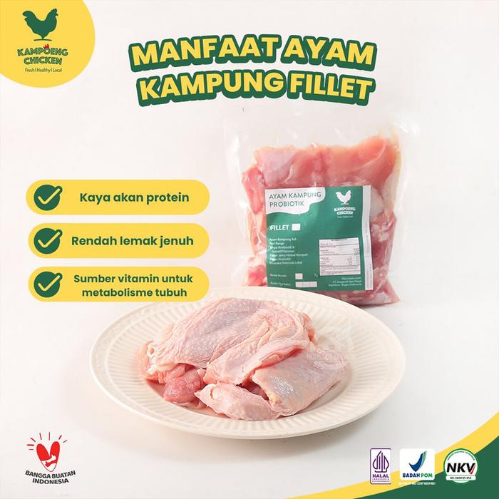 

Fillet Ayam Kampung Probiotik Halal 400 Gr