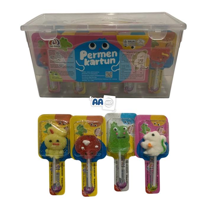 

Kuliner.Kita Permen Kartun Tupperware Isi 30