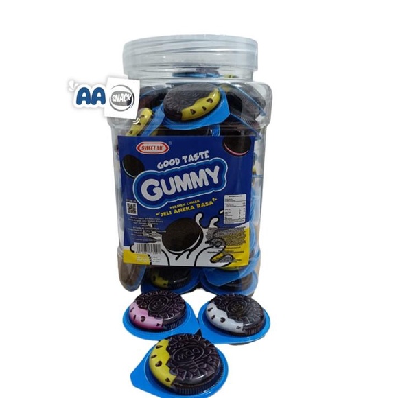 

Kuliner.Kita Sweet Me Cookie Gummy Toples Isi 50