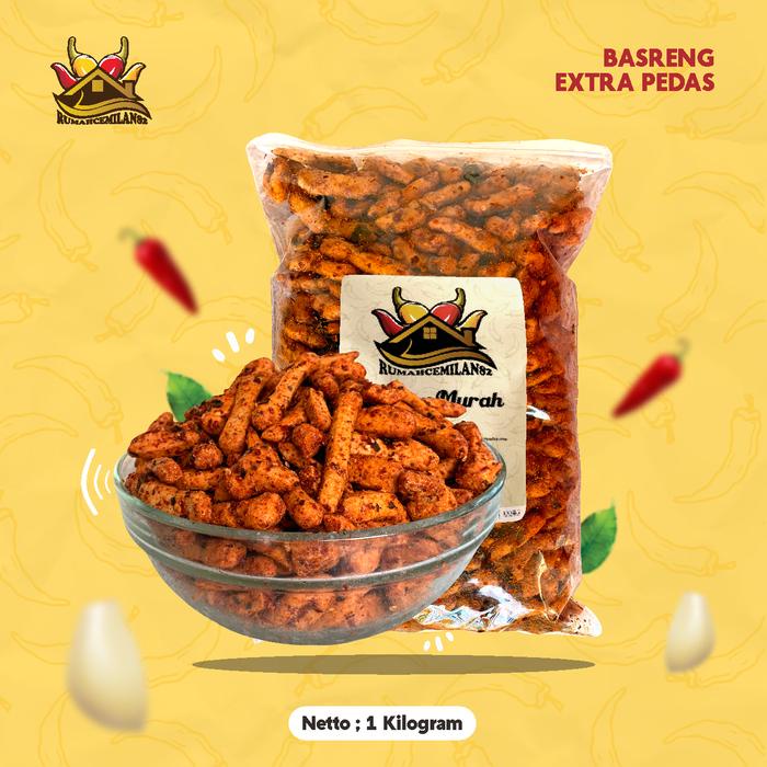 

Kuliner.Kita Basreng Extra Pedas 1 Kg Free Bonus