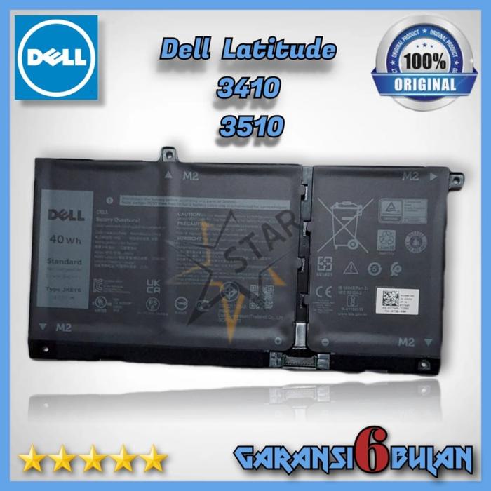 Ready BATERAI BATTERY DELL LATITUDE 3410 3510 JK6Y6 ORIGINAL