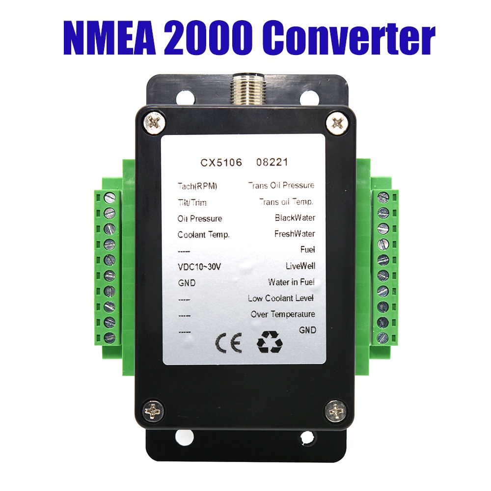NMEA 2000 Converter Box Converter Sensor Signal To Sensor 5Pin NMEA2000 Connector Adapter Converter
