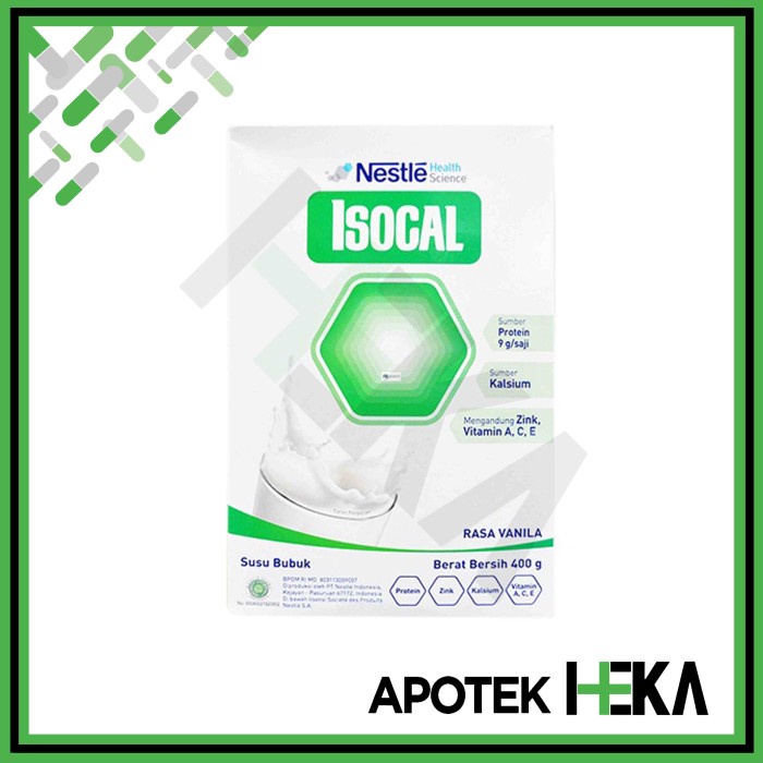 

Terlaris- Isocal 400 G - Susu Nutrisi Tinggi Protein Kalsium Zinc Vitamin